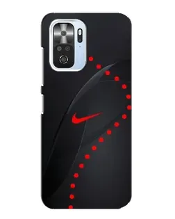 Чехол для Xiaomi POCO F3 с картинкой «Абстрактный дизайн Nike»
