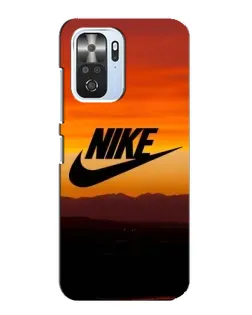 Чехол для Xiaomi POCO F3 с картинкой «Nike — вечерний горизонт»