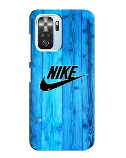 Чехол для Xiaomi POCO F3 с картинкой «Голубое дерево Nike»