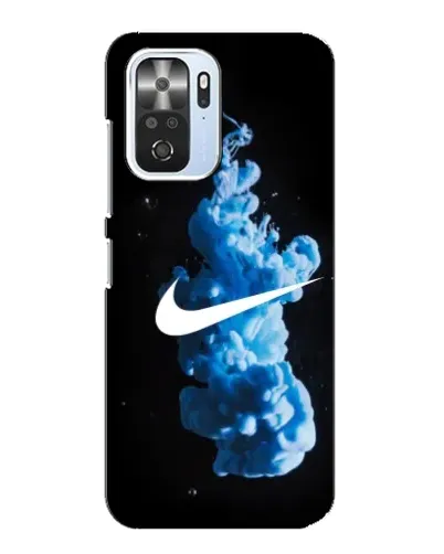 Чехол для Xiaomi POCO F3 с картинкой «Nike и синий дым» Чехол для Xiaomi POCO F3 с картинкой «Nike и синий дым»