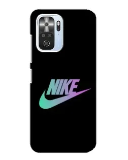 Чехол для Xiaomi POCO F3 с картинкой «Nike — городская ночь»