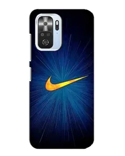 Чехол для Xiaomi POCO F3 с картинкой «Синий пульс Nike» Чехол для Xiaomi POCO F3 с картинкой «Синий пульс Nike»