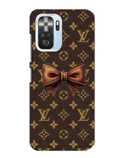 Чехол для Xiaomi POCO F3 с картинкой «LV с бантом»