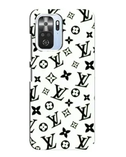 Чехол для Xiaomi POCO F3 с картинкой «Монохромный хаос LV»