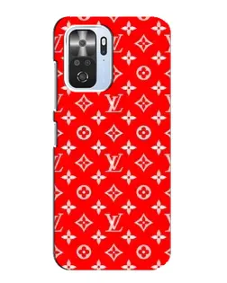 Чехол для Xiaomi POCO F3 с картинкой «Яркий паттерн LV»