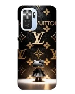 Чехол для Xiaomi POCO F3 с картинкой «Монограмма с фигурой»
