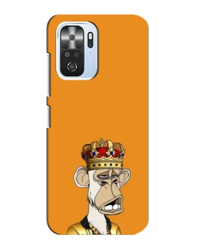 Чехол для Xiaomi POCO F3 с картинкой «Золотая обезьяна Bored Ape» Чехол для Xiaomi POCO F3 с картинкой «Золотая обезьяна Bored Ape»