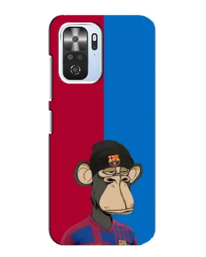 Чехол для Xiaomi POCO F3 с картинкой «Bored Ape — фанат Барсы» Чехол для Xiaomi POCO F3 с картинкой «Bored Ape — фанат Барсы»