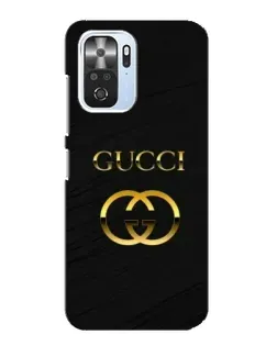 Чехол для Xiaomi POCO F3 с картинкой «Золотой логотип Gucci» Чехол для Xiaomi POCO F3 с картинкой «Золотой логотип Gucci»