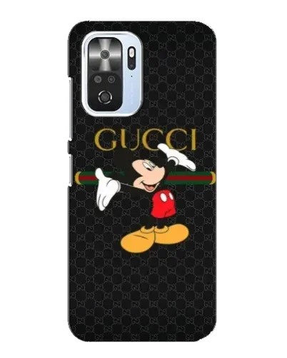 Чехол для Xiaomi POCO F3 с картинкой «Микки Маус Gucci»