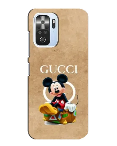 Чехол для Xiaomi POCO F3 с картинкой «Микки Маус Gucci — крафт»