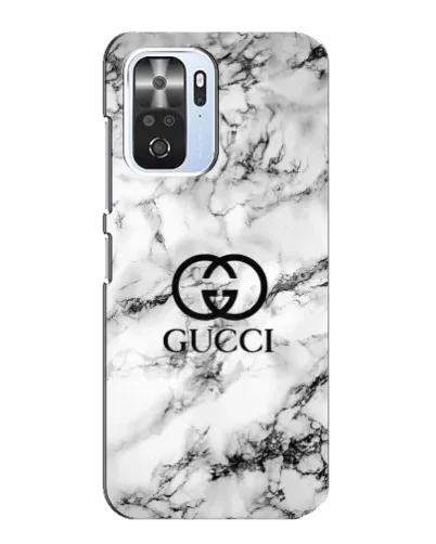 Чехол для Xiaomi POCO F3 с картинкой «Gucci — мраморный шик»