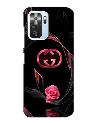 Чехол для Xiaomi POCO F3 с картинкой «Gucci — неоновая роза»