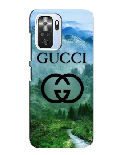 Чехол для Xiaomi POCO F3 с картинкой «Gucci — горный пейзаж»