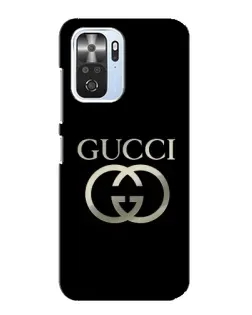 Чехол для Xiaomi POCO F3 с картинкой «Gucci — золото на черном» Чехол для Xiaomi POCO F3 с картинкой «Gucci — золото на черном»