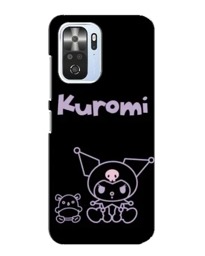 Чехол для Xiaomi POCO F3 с картинкой «Kuromi — черный минимализм» Чехол для Xiaomi POCO F3 с картинкой «Kuromi — черный минимализм»