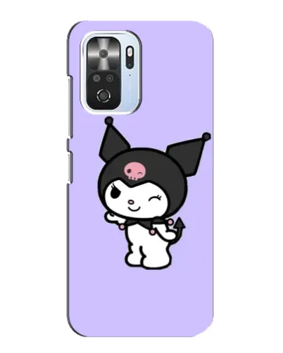 Чехол для Xiaomi POCO F3 с картинкой «Классическая Kuromi» Чехол для Xiaomi POCO F3 с картинкой «Классическая Kuromi»