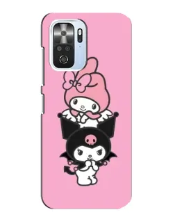 Чехол для Xiaomi POCO F3 с картинкой «My Melody и Kuromi»