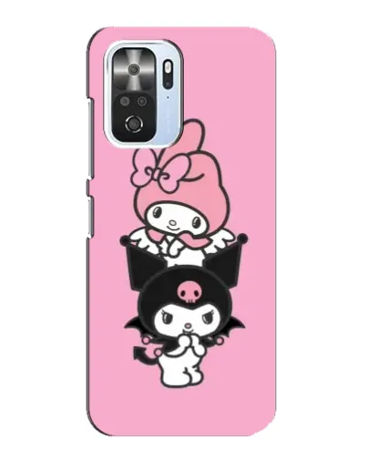 Чехол для Xiaomi POCO F3 с картинкой «My Melody и Kuromi» Чехол для Xiaomi POCO F3 с картинкой «My Melody и Kuromi»