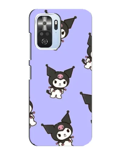 Чехол для Xiaomi POCO F3 с картинкой «Паттерн с Kuromi» Чехол для Xiaomi POCO F3 с картинкой «Паттерн с Kuromi»