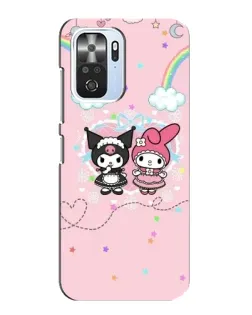 Чехол для Xiaomi POCO F3 с картинкой «My Melody и Kuromi»
