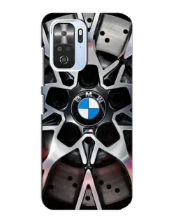 Чехол для Xiaomi POCO F3 с картинкой «BMW — деталь диска»