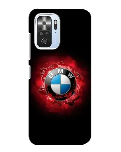 Чехол для Xiaomi POCO F3 с картинкой «Логотип BMW — вспышка»