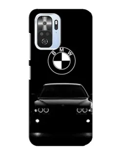 Чехол для Xiaomi POCO F3 с картинкой «BMW — взгляд из темноты»