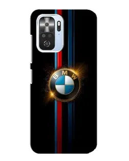 Чехол для Xiaomi POCO F3 с картинкой «BMW M-Power неон»