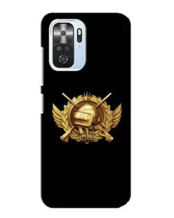 Чехол для Xiaomi POCO F3 с картинкой «PUBG — оранжевый градиент»