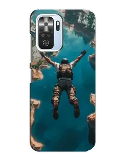 Чехол для Xiaomi POCO F3 с картинкой «PUBG — свободное падение»