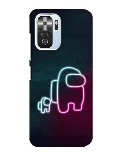 Чехол для Xiaomi POCO F3 с картинкой «Among Us неон-арт» Чехол для Xiaomi POCO F3 с картинкой «Among Us неон-арт»
