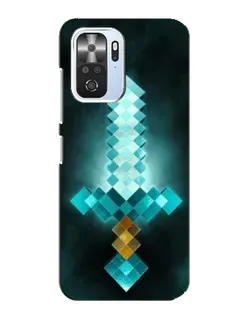 Чехол для Xiaomi POCO F3 с картинкой «Алмазный меч неон» Чехол для Xiaomi POCO F3 с картинкой «Алмазный меч неон»