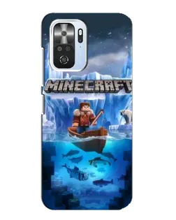 Чехол для Xiaomi POCO F3 с картинкой «Minecraft ледяной мир» Чехол для Xiaomi POCO F3 с картинкой «Minecraft ледяной мир»