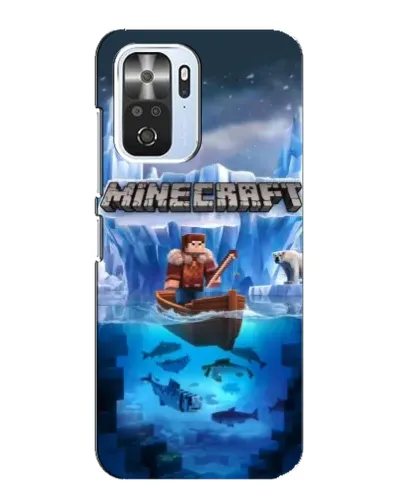 Чехол для Xiaomi POCO F3 с картинкой «Minecraft ледяной мир» Чехол для Xiaomi POCO F3 с картинкой «Minecraft ледяной мир»