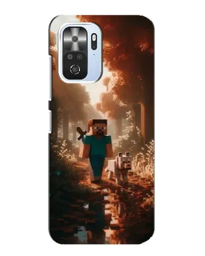 Чехол для Xiaomi POCO F3 с картинкой «Стив в лесу» Чехол для Xiaomi POCO F3 с картинкой «Стив в лесу»