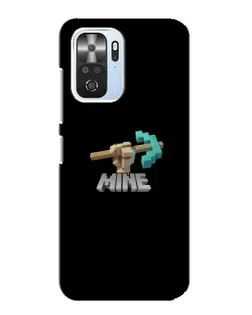 Чехол для Xiaomi POCO F3 с картинкой «Алмазная кирка» Чехол для Xiaomi POCO F3 с картинкой «Алмазная кирка»