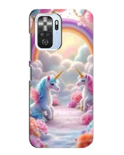 Чехол для Xiaomi POCO F3 с картинкой «Радуга и единороги» Чехол для Xiaomi POCO F3 с картинкой «Радуга и единороги»