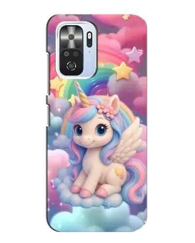 Чехол для Xiaomi POCO F3 с картинкой «Маленький единорог»