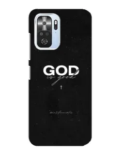 Чехол для Xiaomi POCO F3 с картинкой «GOD — Бог над всем»