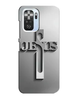 Чохол для Xiaomi POCO F3 з картинкою «Металевий хрест Jesus» Чохол для Xiaomi POCO F3 з картинкою «Металевий хрест Jesus»