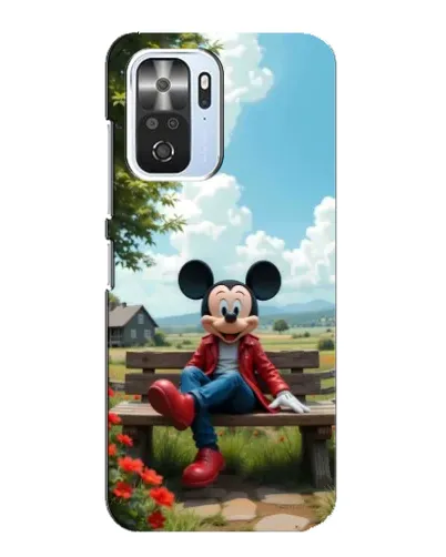 Чехол для Xiaomi POCO F3 с картинкой «Микки на скамейке» Чехол для Xiaomi POCO F3 с картинкой «Микки на скамейке»