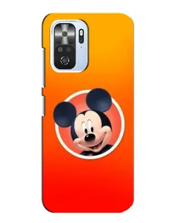 Чехол для Xiaomi POCO F3 с картинкой «Mickey в круге»