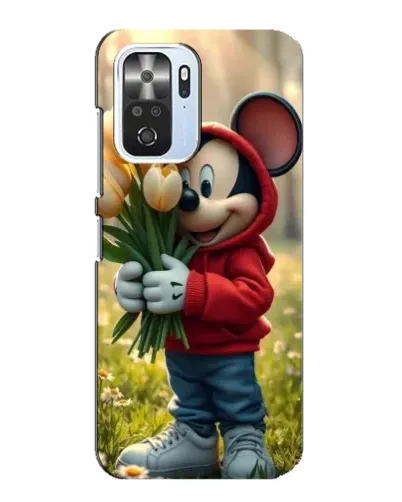 Чехол для Xiaomi POCO F3 с картинкой «Микки с тюльпанами» Чехол для Xiaomi POCO F3 с картинкой «Микки с тюльпанами»