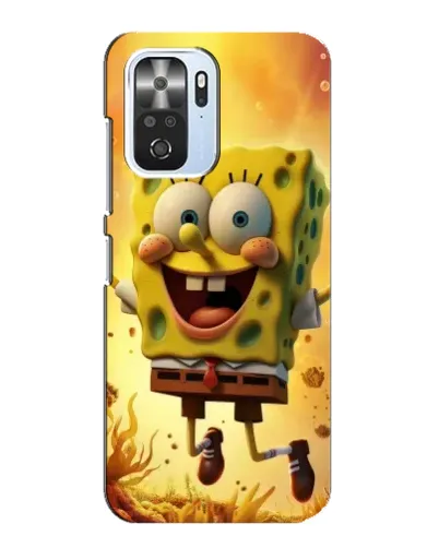 Чехол для Xiaomi POCO F3 с картинкой «Губка Боб прыгает» Чехол для Xiaomi POCO F3 с картинкой «Губка Боб прыгает»