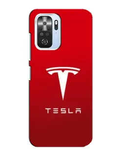 Чехол для Xiaomi POCO F3 с картинкой «Tesla Red Classic»