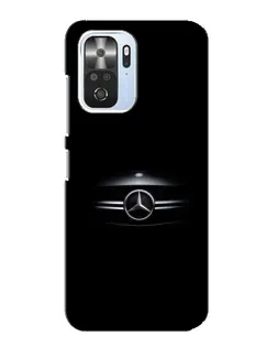 Чехол для Xiaomi POCO F3 с картинкой «Mercedes — абстрактные линии»