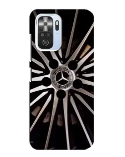 Чехол для Xiaomi POCO F3 с картинкой «Диск Mercedes»