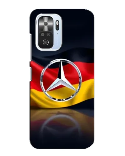 Чехол для Xiaomi POCO F3 с картинкой «Mercedes — флаг Германии»