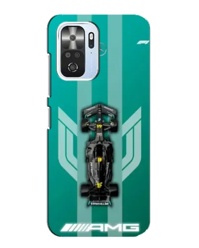 Чехол для Xiaomi POCO F3 с картинкой «Mercedes AMG Petronas»